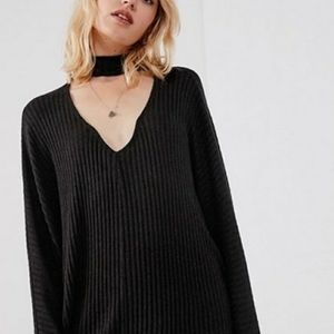 Urban Outfitters Mock Neck Cutout Sweater